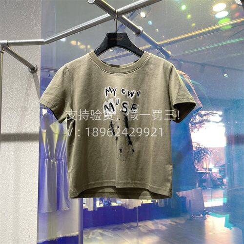 JESSYLINE/杰茜莱2024夏款专柜正品T恤短袖上衣424101439-219