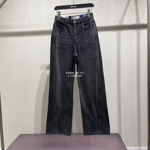 专柜正品2024冬季新款jessyline杰西莱牛仔裤直筒442210056-519
