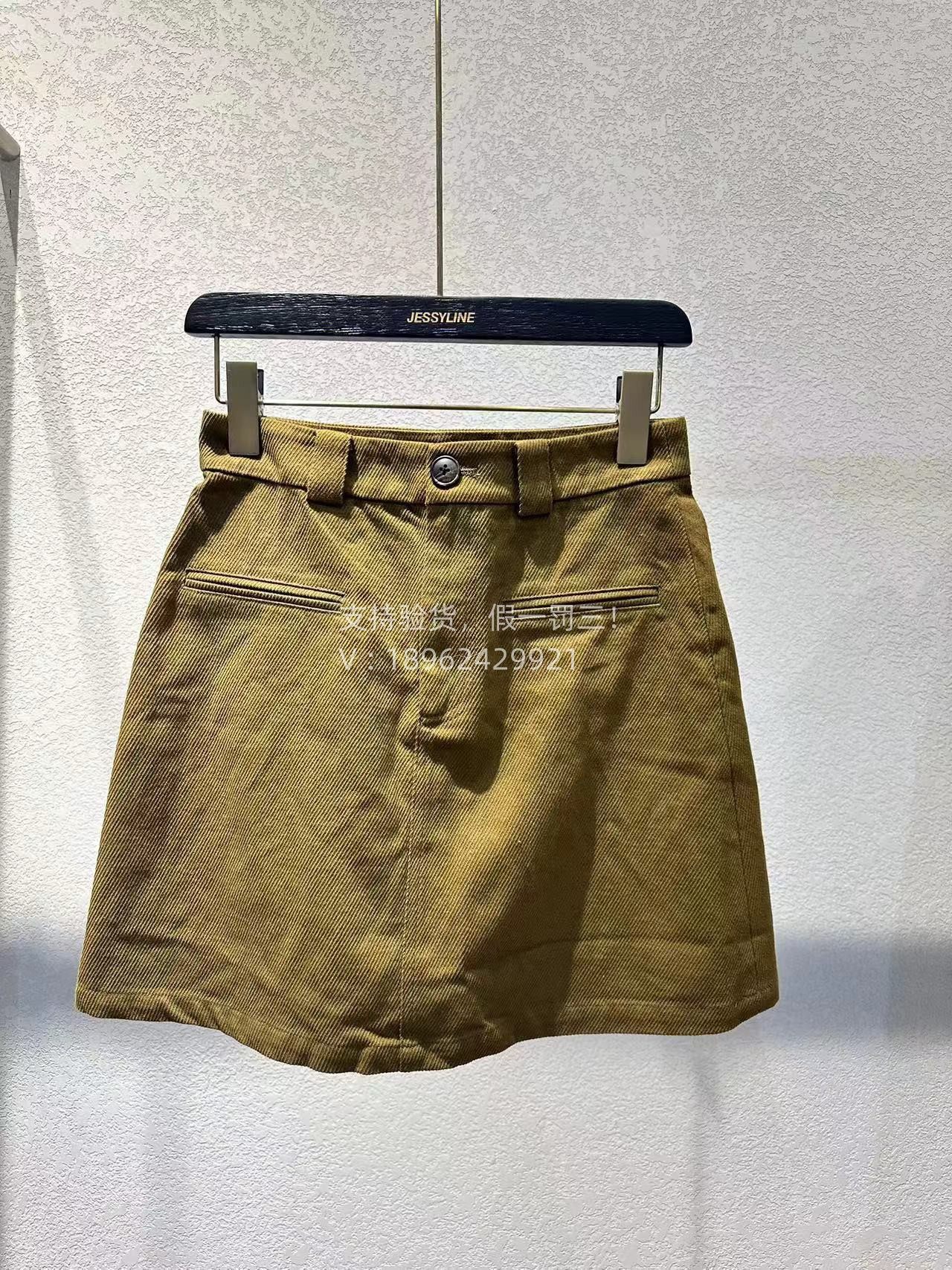 商场专柜正品秋款杰茜莱A字短裙