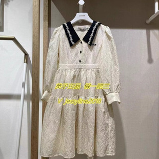 jsister专柜正品2023春季JS女显瘦百搭连衣裙S312111068-1590特价