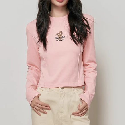 Jessyline 专柜正品杰西莱杰茜莱2023秋款上衣T恤330201936-299