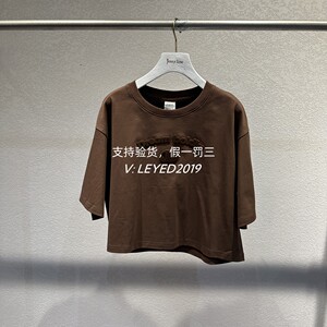 jsister 2024夏装专柜新款JS女装简洁流行截短T恤S424201462-399
