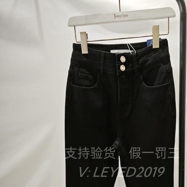 JS/JSISTER2024黑色牛仔裤