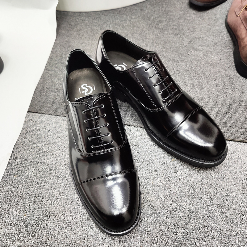 2022新款圆头真皮英伦牛津鞋