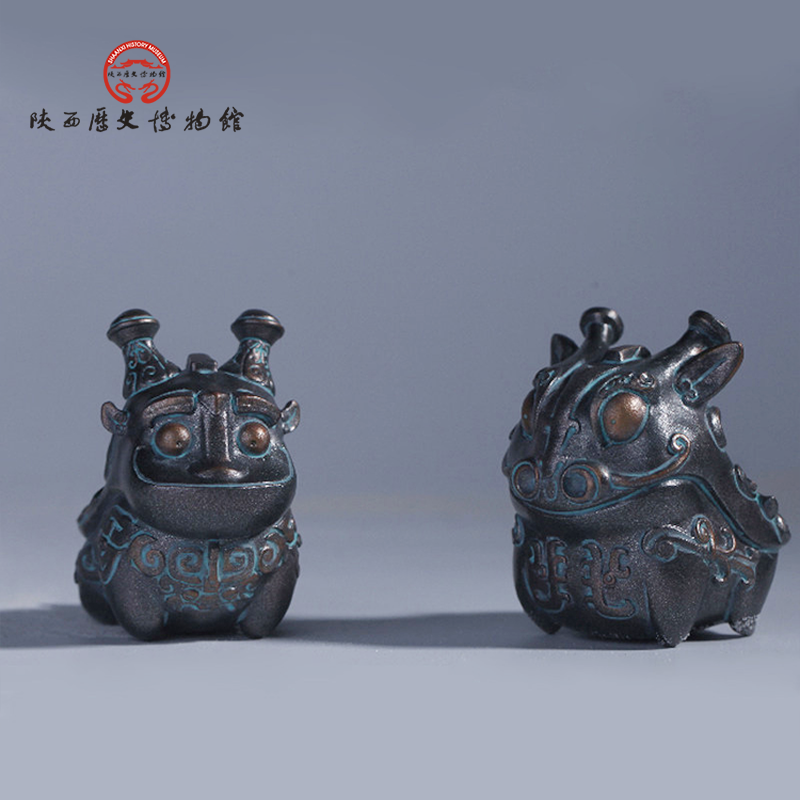 陕历博52toys盲盒超活化文创国风