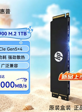 HP/惠普 GX900 1T 2T NVMe 5.0 2280 SSD电脑笔记本固态硬盘 2TB