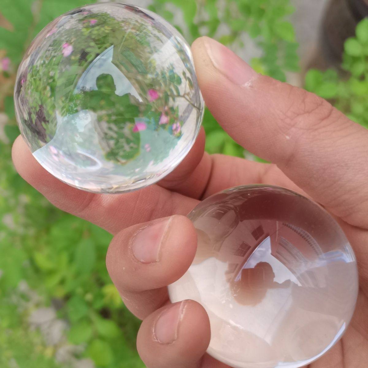 水晶球保健手球盘健身手球手握把水晶珠/玻璃珠