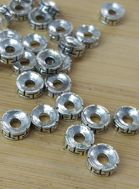 diy合金手工配件隔珠隔片散珠手链串珠金饰品材料