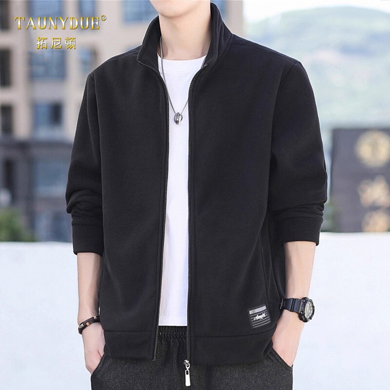 TAUNYDUE男士摇粒绒夹克2025秋冬