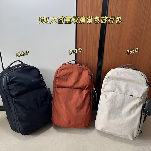 30L秋季新款旅行双肩背包16寸电脑包商务出差大容量健身双肩包