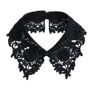 多色单独衬衫假领子镂空花朵装饰衣领女美脖配饰领圈中国风百搭