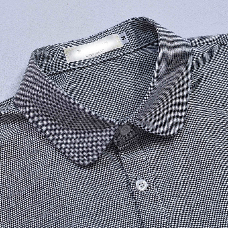 高质量纯棉牛津纺装饰搭毛衣衬衫