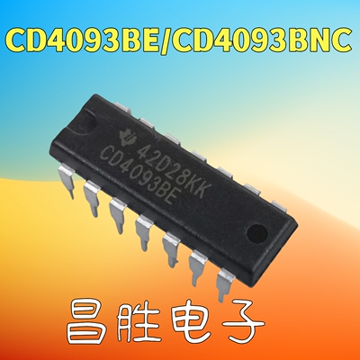 CD4093BE逻辑芯片DIP-16