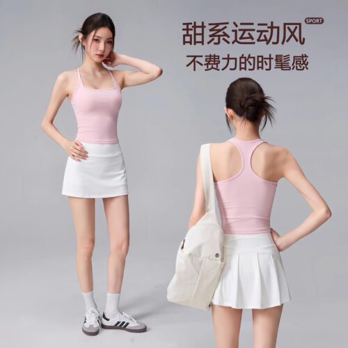 工字美背防震健身文胸运动背心