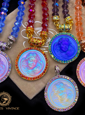 天使睡天使月亮KirksFolly项链