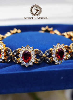 JBK高级灰色奥地利水晶手链