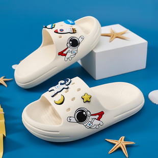 防滑室内中大童女童男孩外穿踩屎感凉拖户外 新款 儿童拖鞋 男童夏季