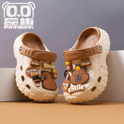 卡皮巴拉2025夏季亲子小孩沙滩鞋