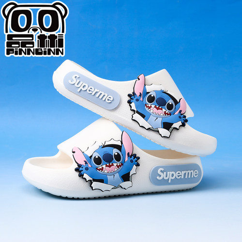 史迪奇小孩凉拖鞋四季通用2025