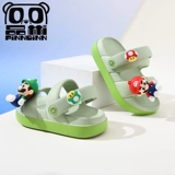 Детские летние тапочки для мальчиков для выхода на улицу, детская нескользящая пляжная обувь
