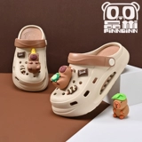 Детские туфли для мальчиков, тапочки, летняя обувь, нескользящие сандалии