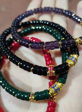 【Chunxi】@塬 四爷府邸！雪巴琉璃手串招财纳福安康吉祥男女礼物