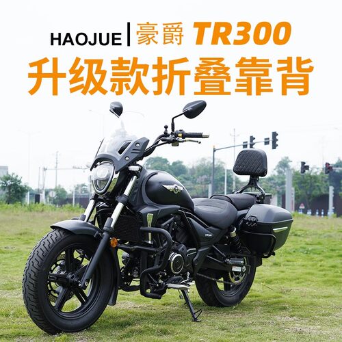 豪爵TR300plus改装件折叠靠背