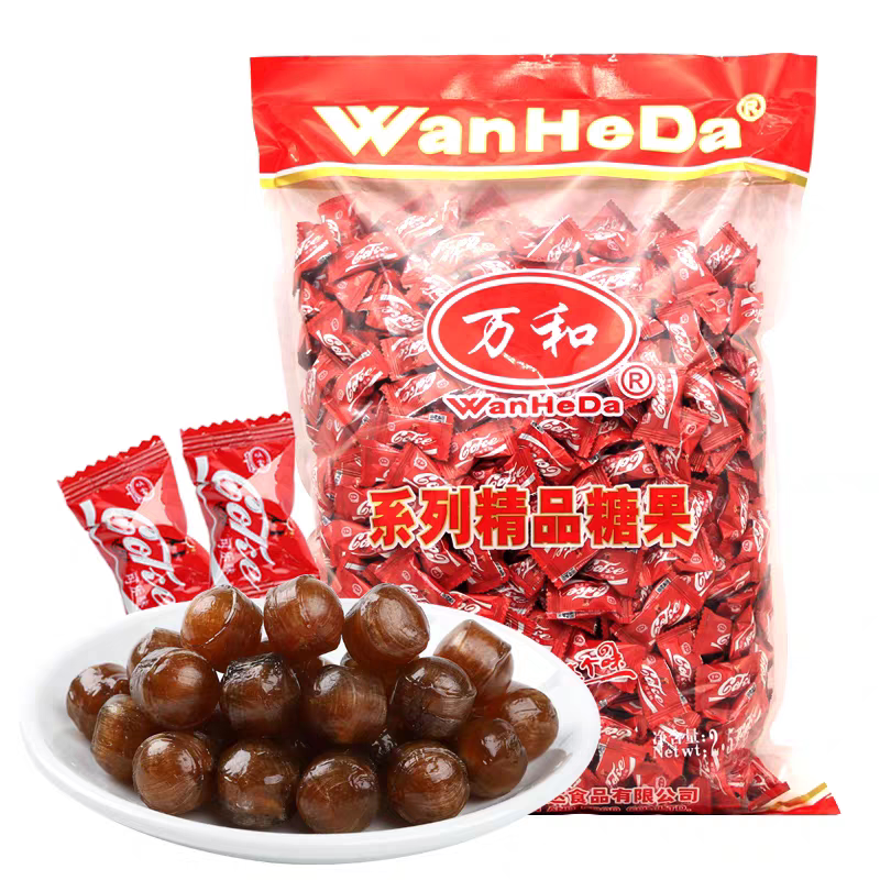 可乐味糖雪柠味350汽水硬糖结婚庆喜糖休闲零食招待糖果实惠装