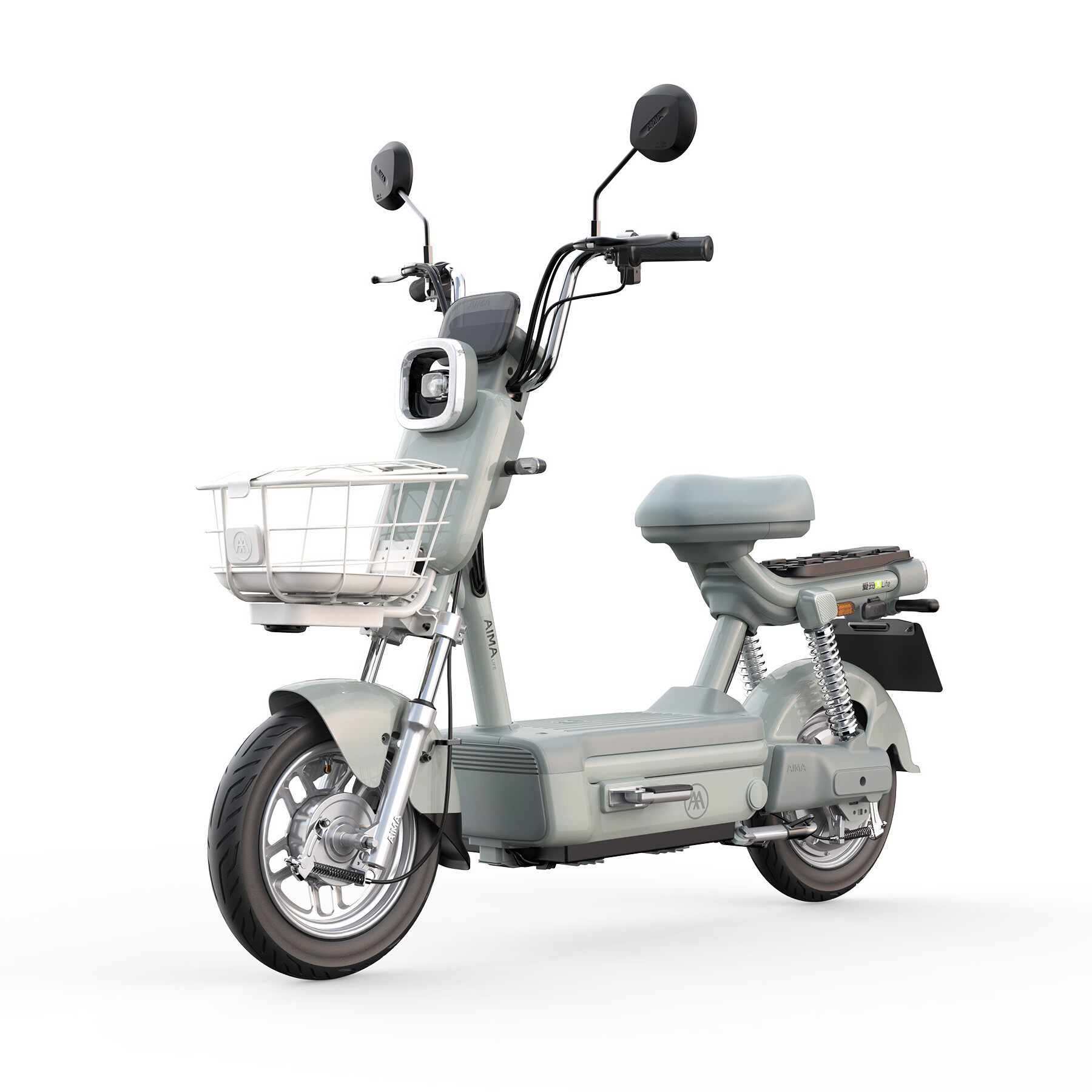 爱玛电动轻便摩托车A30新款60V大电池成人代步送货上门正品免安装