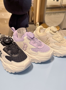 韩国代购MLB儿童时尚休闲百搭旋钮透气运动鞋老爹鞋25秋新款B95N