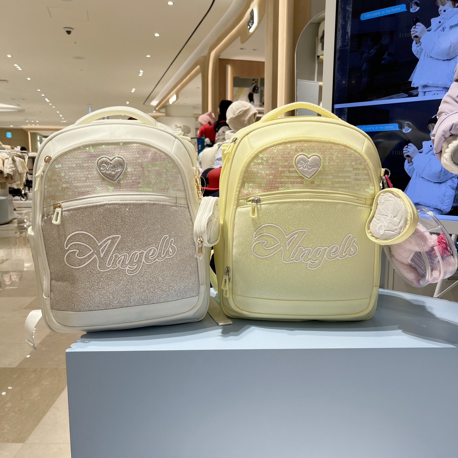 韩国代购MLB儿童时尚亮片爱心26新款休闲双肩背包+辅助包046N,童装/婴儿装/亲子装,包包,淘宝优惠券,粉丝福利购,淘宝优惠卷