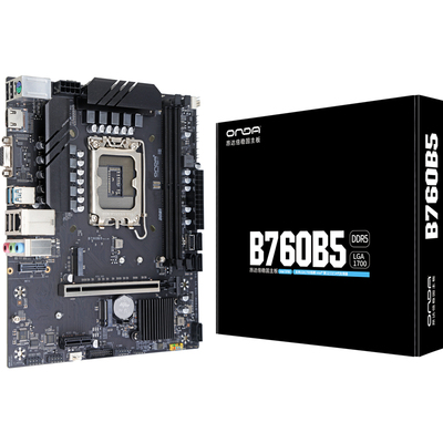 昂达B760B5台式电脑主板LGA1700针支持12/13/14代u双通道内存DDR5