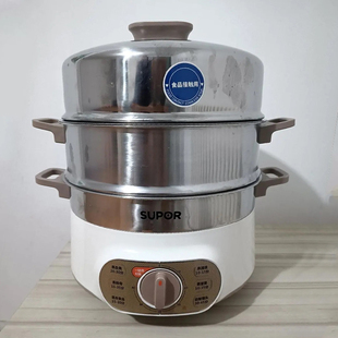 苏泊尔蒸锅家用多功能电蒸锅三层大容量全自动2024新款蒸煮一体锅