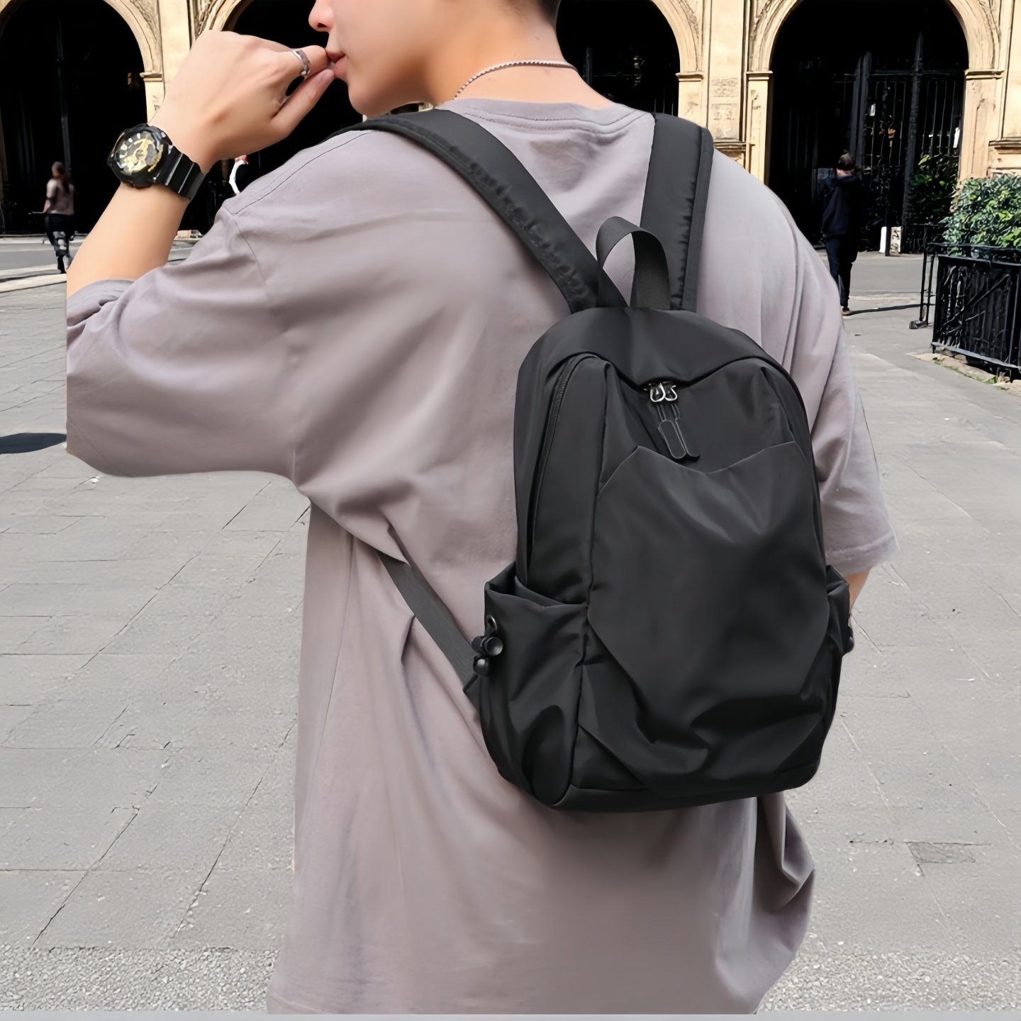 户外双肩包男小号潮牌迷你轻便学生书包运动短途旅行小背包男防水,箱包皮具/热销女包/男包,双肩背包,淘宝优惠券,粉丝福利购,淘宝优惠卷