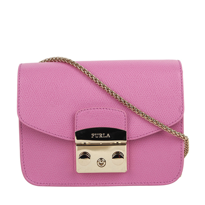 FURLA/ܽÀMETROPOLISţƤСºÅÁ´ÌõŮʿб¿æ°üС·½°ü
