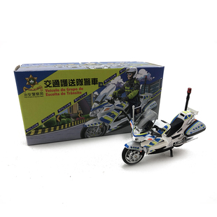 澳门交通护送队本 摩托车 田警车 电单车 模型 铁骑 TINY香港微影