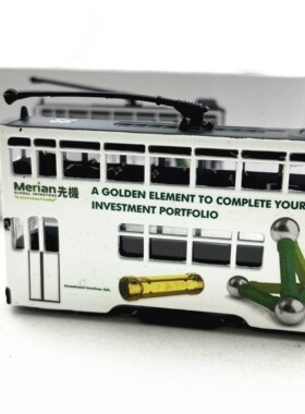 微影TINY香港电车模型MENAN先知 闪亮你的投资组合 稀缺版1/120