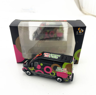 TINY 香港 微影 新八佰伴 奔@_@驰 MACAU 模型车 中间可 开 合金