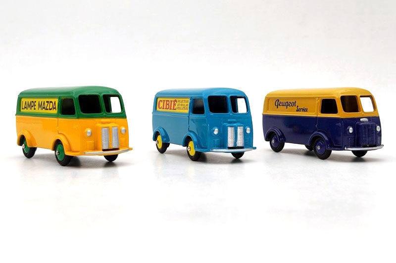 DINKY TOYS 1/43合金铁皮汽车模型 邮政车行李运输车面包车模型