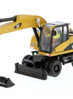 DM  CAT卡特M318D轮式挖掘机运输车工程模型合金仿真1:87 85177