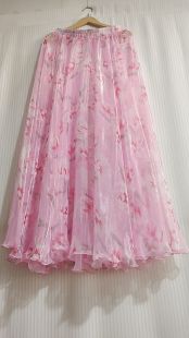 半身裙裙子a字裙2024新款春夏女高级法式气质流行漂亮半裙雪纺纱