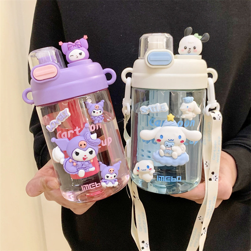 2025新款儿童水杯上学专用女孩幼儿园茶仓可爱食品级夏天吸管杯子