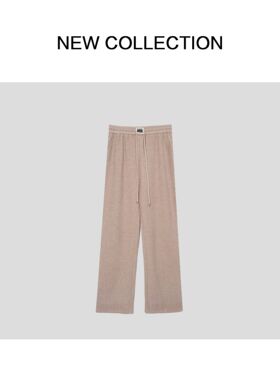 K3F58002女士百搭休闲宽松直筒裤-8002裤子秋冬阔腿