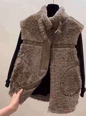 J1357002欧美风马甲简约显气质7002洋气马夹冬季秋冬