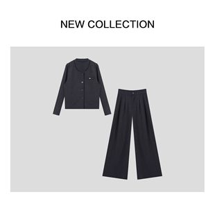 D5536002 套装 6002黑色针织 气质时尚 新款