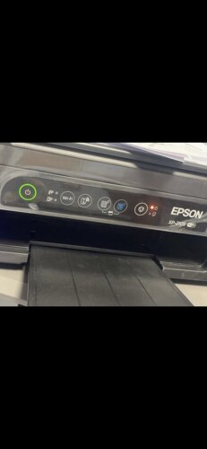 爱普生XP-2105打印机墨水滴灯亮、不能识别墨盒，远程VIP维修服务