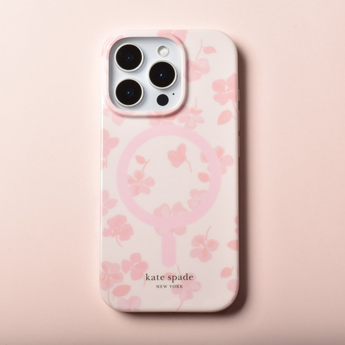 Kate Spade 闪亮波点手机壳适用苹果iPhone 16 Pro Max硬壳16pmPro透明防摔16保护套ins风粉全包四叶草