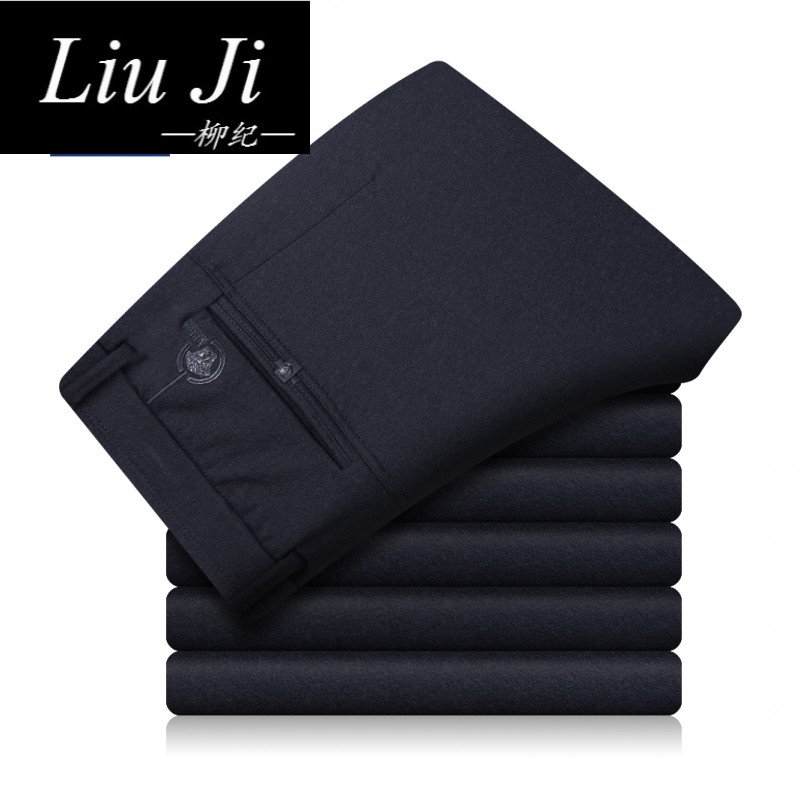 柳纪青年男士休闲裤秋冬季厚款韩版潮流长裤四面弹力裤子弹性腰围|ruв категории Мужская одежда, брюки - от Buy2taobao.com для оказания профессиональной услуги покупки агента Taobao