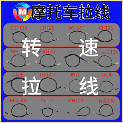 拉线摩托车转速线里程线