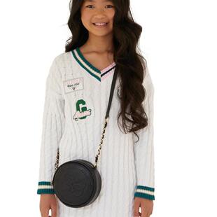 2026 gs girl 春季新款 美国原单外贸圆形外贸女包青少年